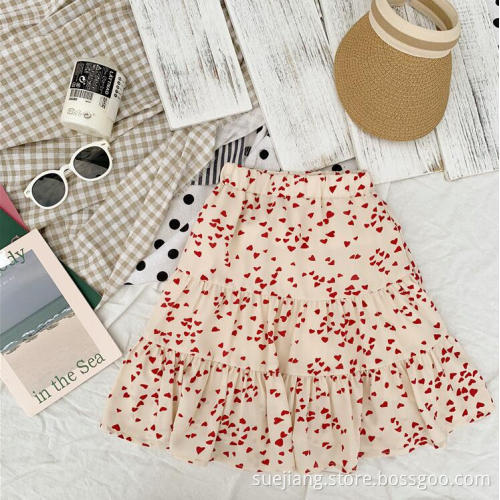 Cute Design Lovely Pattern Printed Children Skirts